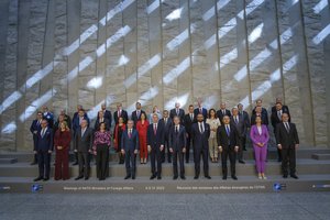 G. Landsbergis: NATO ministrų susitikimas teikia vilties, kad Aljansas sugebės susitarti dėl kelio Ukrainos narystės link