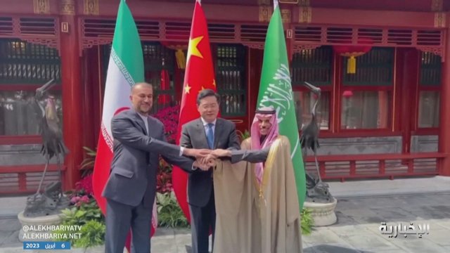 Pekine susitiko Irano ir Saudo Arabijos užsienio reikalų ministrai