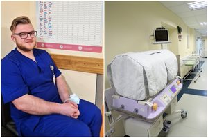 Į jauną akušerijos studentą vyrai žiūri įtariai: kartą net išvarė iš gimdyklos