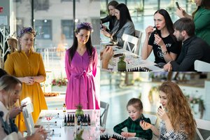 Kaunietės vienam vakarui tapo aromatų kūrėjomis: kvapais domėjosi ir G. Slausgalvienė