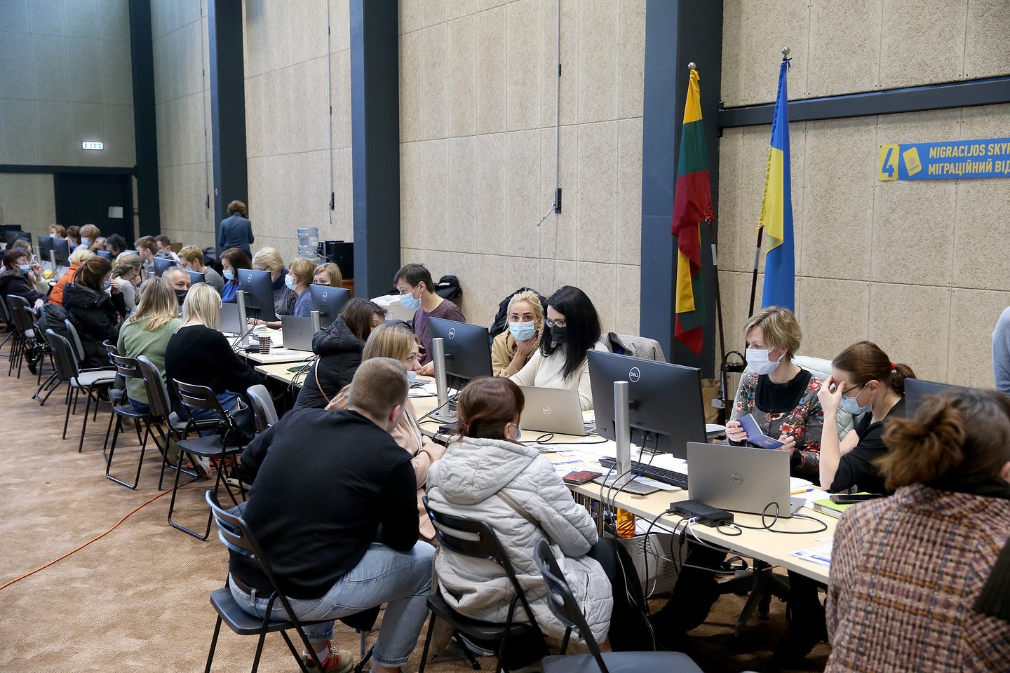 Ukrainos pabėgėliai Lietuvoje.<br>R.Danisevičiaus nuotr.