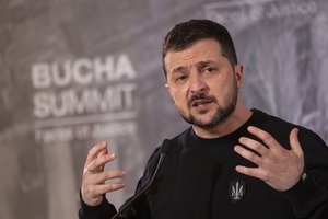 Žiniasklaida: pirmą kartą nuo karo pradžios V. Zelenskis atvyks į Vokietiją