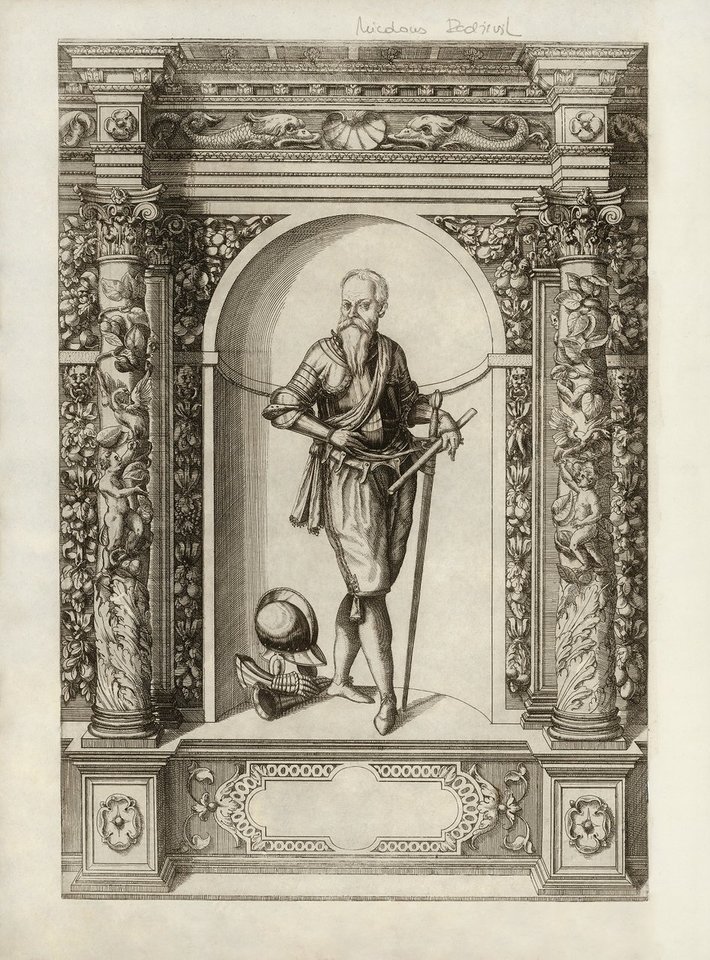 Mikalojaus Radvilos Rudojo portretas. Dominykas Kustosas, apie 1600 m.