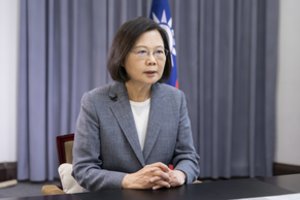 Taivano prezidentė kritikuoja Kinijos surengtas pratybas, vadindama tai neatsakingu žingsniu