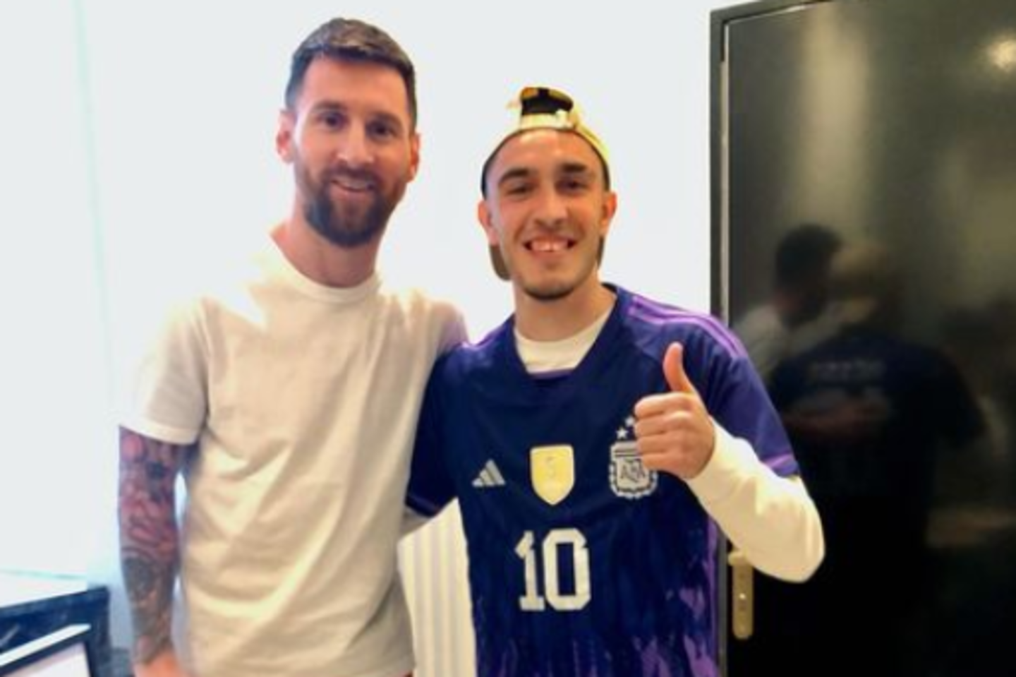  L.Messi ir J.Polcanas.<br> Instagram nuotr.