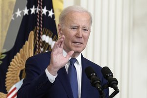 J. Bidenas savo kalboje Belfaste pabrėžė Didžiojo penktadienio susitarimo svarbą