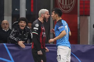 Itališkoje Čempionų lygos dvikovoje „Milan“ palaužė „Napoli“ ekipą