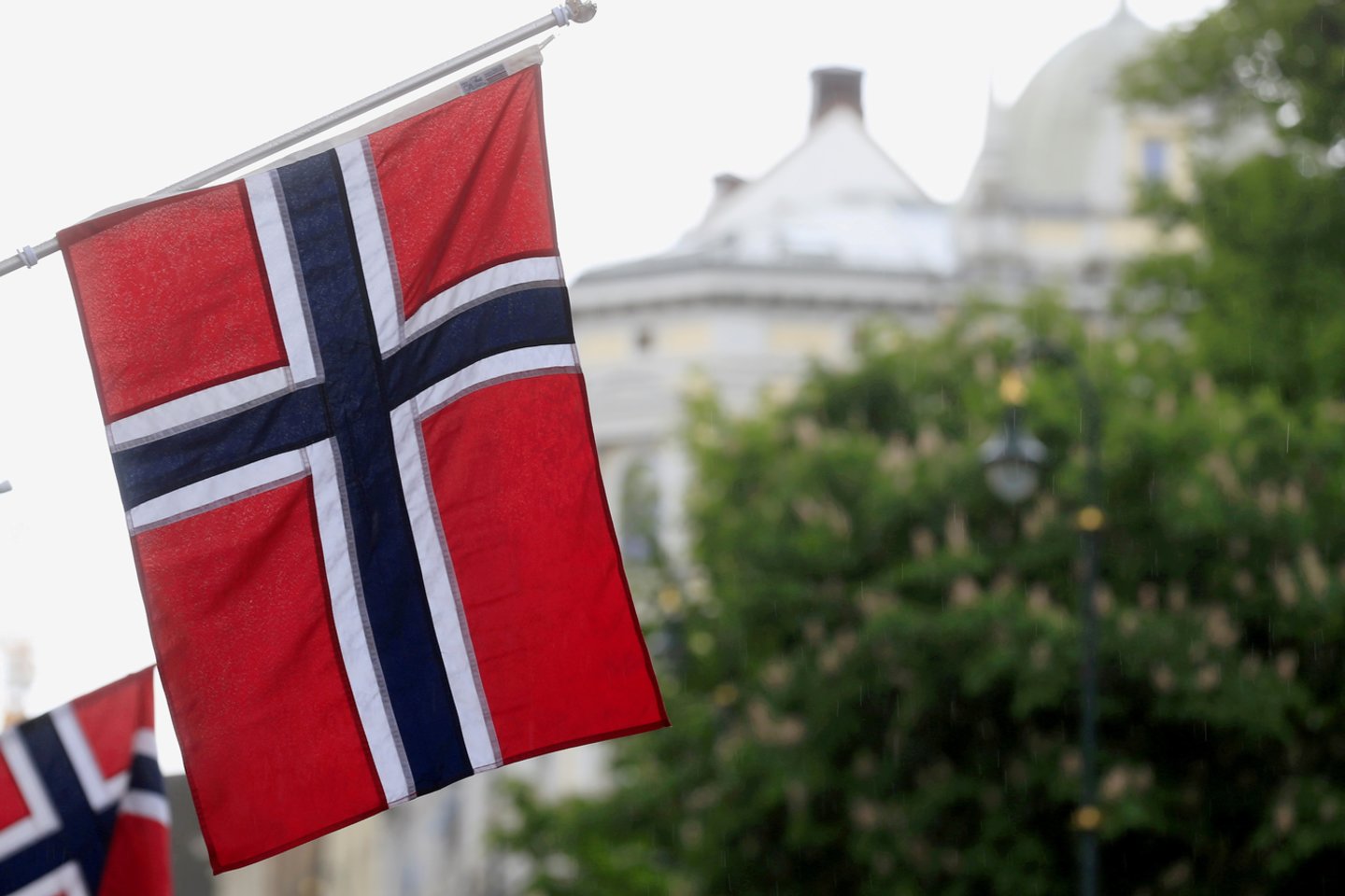 Norvegijos vėliavos, Oslas.<br>Reuters/Scanpix asociatyvi nuotr.