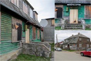 Marijampolėje ant namo laiptų laužą užkūręs benamis vos nesupleškino pastato