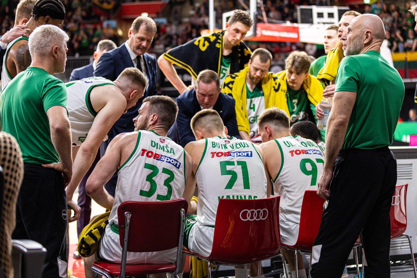 „Bayern“ ir „Žalgirio“ dvikovos akimirkos.<br>Zalgiris.lt nuotr.