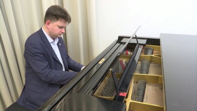 Širdį suspaudžianti muzika: pianisto iš Ukrainos ryžtas nepalieka abejingų