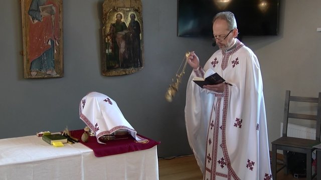 Kyjivo Šventosios Sofijos soboro dvasininkas lankosi Lietuvoje ir aukoja mišias