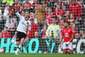 Išvykoje pergalę pasiekęs „Manchester United“ įsitvirtino trečioje pozicijoje