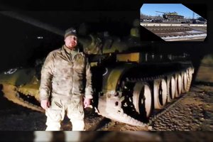 Ukrainoje jau pastebėtas senovinis tankas „T-55“ – ir tai gali reikšti vieną gerą žinią