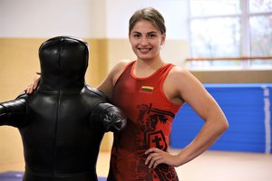 Europos jaunimo vicečempionė K. Gaučaitė jaučia, kad imtynininkės olimpinė svajonė gali išsipildyti 