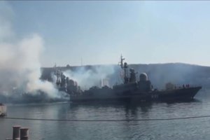 Japonai juokiasi: rusų laivus Ramiojo vandenyno pratybose mato kaip pasenusius puodus