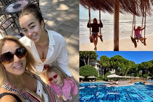 Svetur Velykas su dukromis šventusi I. Stasiulytė: „Čia tuosyk susipažinome su D. Meškausku“