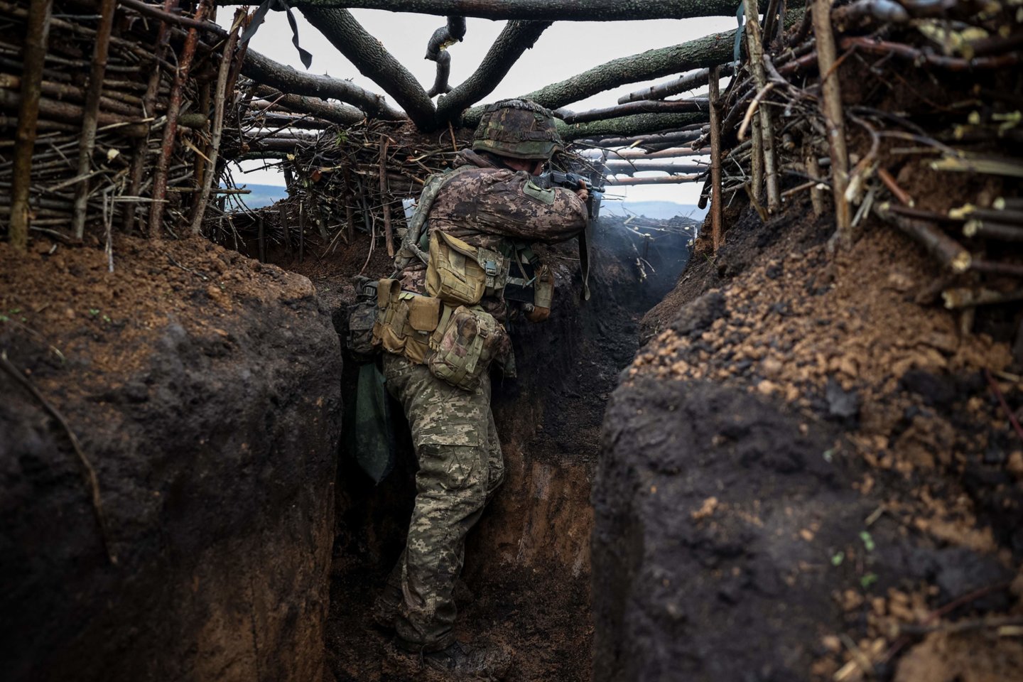 Karas Ukrainoje. Bachmutas.<br>AFP/Scanpix nuotr.