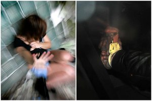 16 valandų siaubo negyvenamoje sodyboje: girtas vyras mušė moterį ir grasino jai peiliu