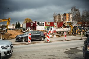 Panevėžyje remontuojamos gatvės: įrenginėjamos naujos sankryžos