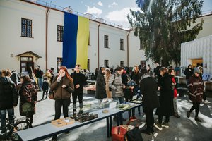 Kauno meno mugės metu surinktos lėšos bus skirtos Ukrainai paremti