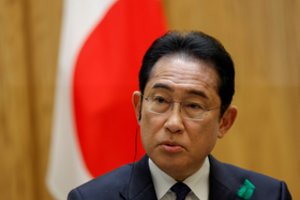 Japonijos premjeras tikisi taikaus Taivano konflikto sprendimo