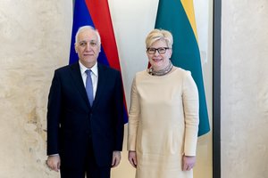 I. Šimonytė susitiko su Armėnijos Prezidentu Vaagnu Chačaturianu