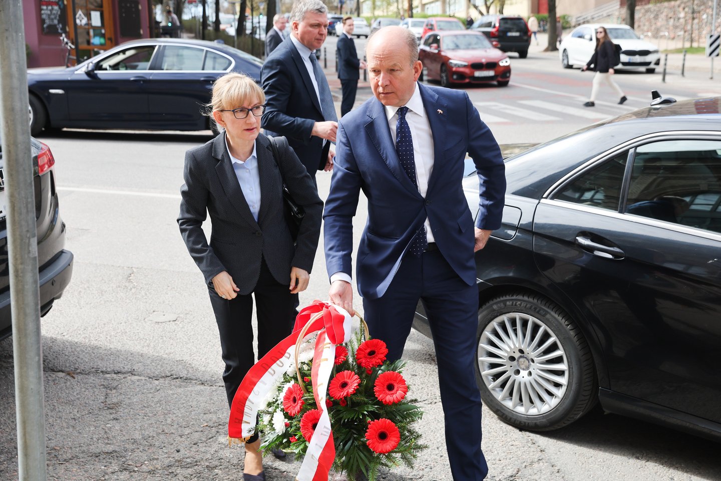  Vilniuje atsisveikinama su M.Zingeriu.<br> R.Danisevičiaus nuotr.
