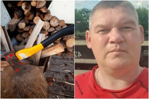 Egzekucija Garliavoje priminė siaubo filmą: pavežėjas namuose motiną užkapojo kirviu, auka rasta kraujo klane