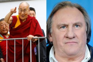Žvaigždžių savaitėje – pasipiktinimas dėl Dalai Lamos elgesio ir kaltinimai Gerard’ui Depardieu