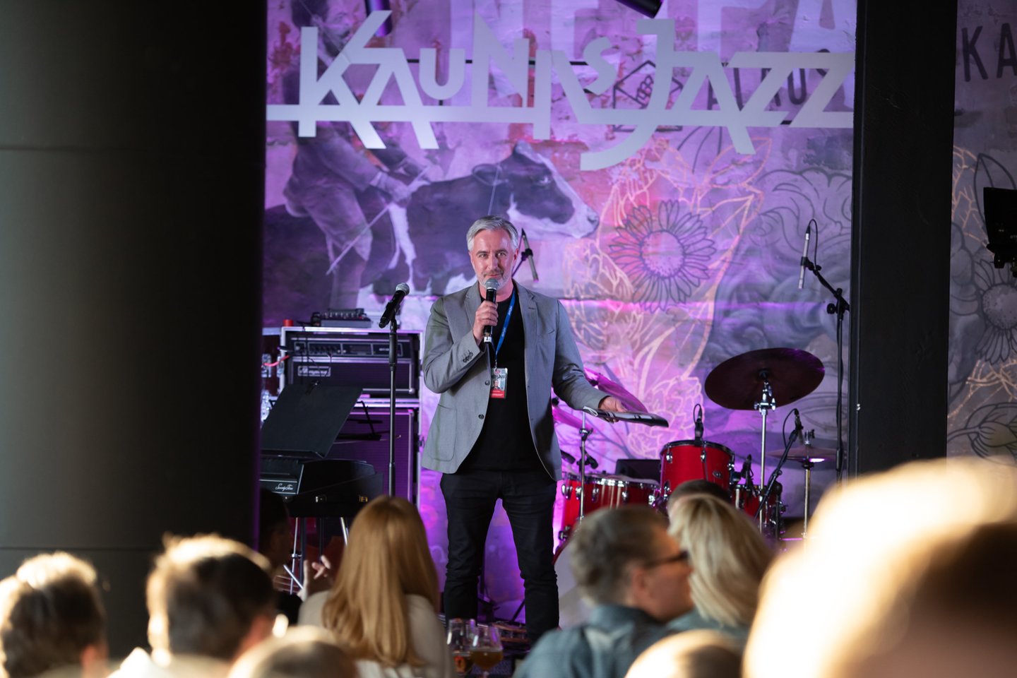 Pirmasis festivalio „Kaunas Jazz“ koncertas surengtas naujoje kultūrinėje erdvėje „Volfas Engelman galerija“. <br> R.Vilkelio nuotr.