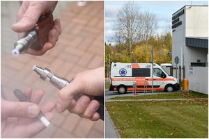 Ligoninėje – dar vienas elektroninę cigaretę rūkęs moksleivis iš Marijampolės: aiškinamasi, ar neapsinuodijo kvaišalais