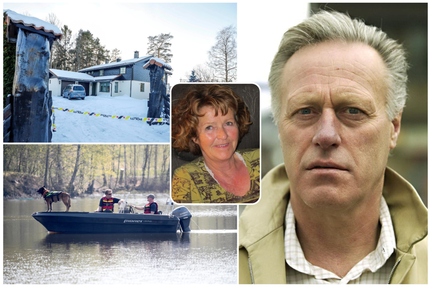 Pareigūnams nepavyksta ištirti, kur iš šio namo Liorenskoge 2018 m. dingo A.E.Hagen – vieno turtingiausių Norvegijos žmonių T.Hageno sutuoktinė.<br>lrytas.lt koliažas.