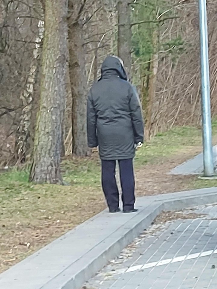 Airidu prisistatęs vyriškis šmirinėjo šalia parkelio, pro kurį iš mokyklos vaikšto mokiniai.<br> Asmeninio archyvo nuotr.