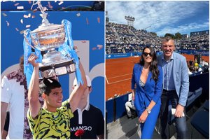 Šaro akivaizdoje – jaunojo teniso perlo triumfas Katalonijoje