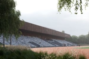 Kaip atrodys būsimasis nacionalinis stadionas: gyventojai kviečiami aptarti šalia atsirasiančio vaikų darželio projektą