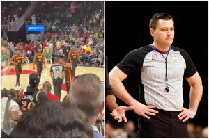 Aistros Atlantoje: NBA žvaigždė stumtelėjo teisėją iš Lietuvos – pradėtas tyrimas