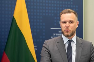 G. Landsbergis: šiuo metu svarbiausia yra greitas amunicijos Ukrainai pristatymas