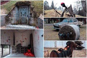 Ši vieta Aukštaitijoje – aštresnių pojūčių mėgėjams: šiurpas krečia ne tik siaubo bunkeryje