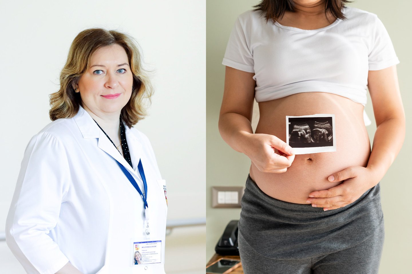 Meilė Minkauskienė dalijasi aktualia informacija apie moters priežiūrą nėštumo pradžioje ir skiepus nėštumo metu.<br>lrytas.lt koliažas