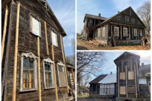 Įkvepiantis pavyzdys: atvertas, atrodė, beviltiškai sunykusio Libertavos dvaro fragmentų grožis