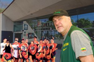 Lietuviškas akcentas istorinėje Barselonos šventovėje: apie save priminė užklydęs Arvydas Sabonis