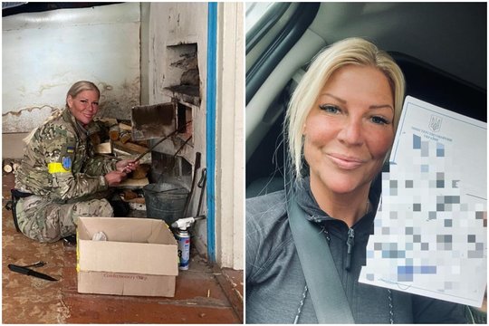 Buvusi Švedijos parlamento narė prisijungė prie Ukrainos kariuomenės