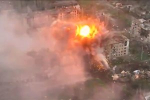 Įspūdingi kadrai: įtariama, kad ukrainiečiai atakai panaudojo galingą amerikietišką ginklą