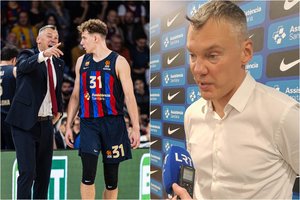 Šaras – apie beldimą į auklėtinių galvas, pristabdytą „Žalgirį“ ir R. Jokubaičio žybtelėjimą