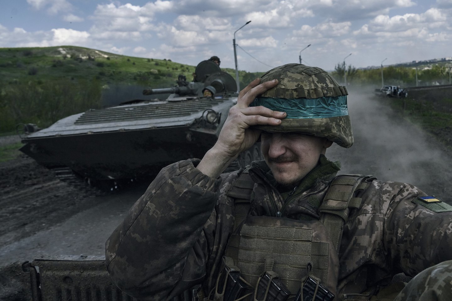 Karas Ukrainoje, Bachmutas.<br>AP/Scanpix nuotr.