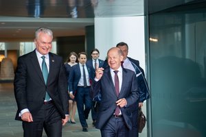 G. Nausėda: Vokietija galėtų prisidėti prie Lietuvos oro gynybos