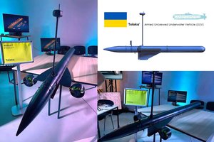 Ukrainiečiai pristatė naują droną – „galvos skausmą“ rusams Juodojoje jūroje