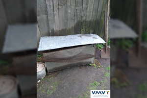 Šunis uždarė medinėje dėžėje be maisto, vandens ir šviesos: iš 14 augintinių – 2 kritinės būklės