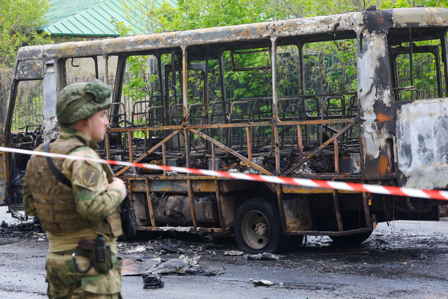 Karas Ukrainoje, Doneckas.<br>Reuters/Scanpix nuotr.